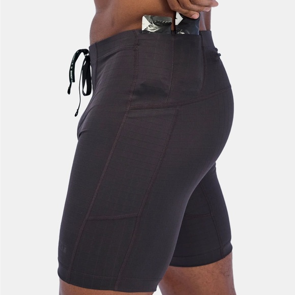 Bandit Running Gridlock Compression Race Training Performance Mens Half Tights - Picture 4 of 8